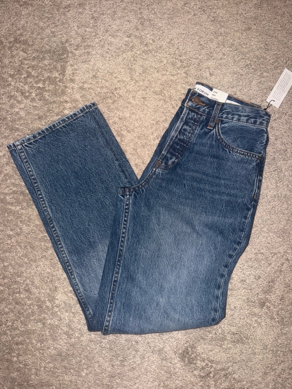 NWT Aritzia Denim Forum Hi-Rise Straight Jeans